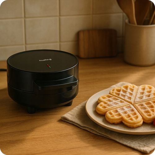 GOFROWNICA GOFRY SERCA 1200W NIEPRZYWIERAJĄCA POWŁOKA HUSLOG na Arena.pl