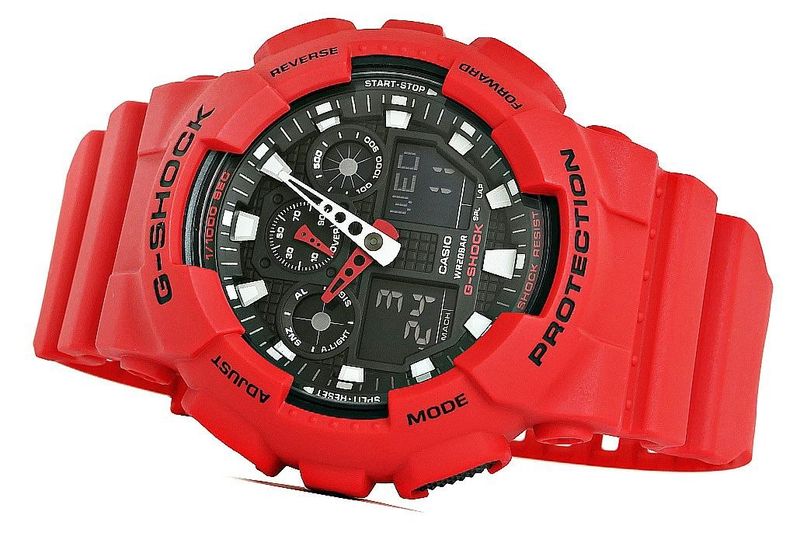Zegarek Męski CASIO G-SHOCK GA-100B-4AER + BOX zdjęcie 7