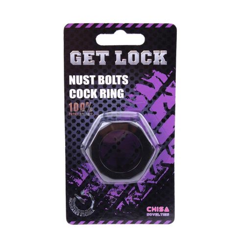 Nust Bolts Cock Ring-Black na Arena.pl