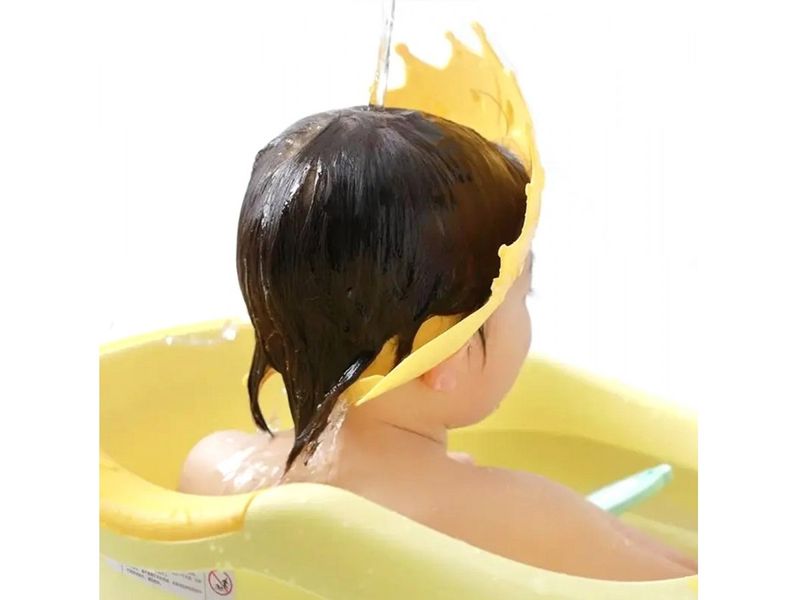 Rondo kąpielowe do mycia włosów głowy dla dzieci daszek korona dziecka zdjęcie 2