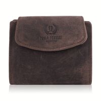 damski brązowy skórzany portfel paolo peruzzi t-12-hbr