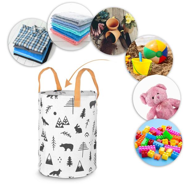 Kosz na zabawki Nukido - biały zdjęcie 12