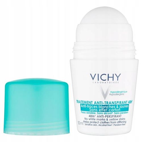 Vichy antyperspirant w kulce przeciw śladom na ubraniach 48 h 50 ml na Arena.pl