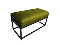 Ławka KAYA LOFT BL75 pufa podnóżek metal