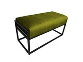 Ławka KAYA LOFT BL75 pufa podnóżek metal