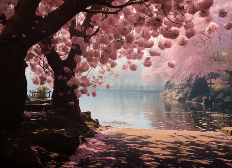 Plakat 18x13cm Spokój Sakury zdjęcie 1