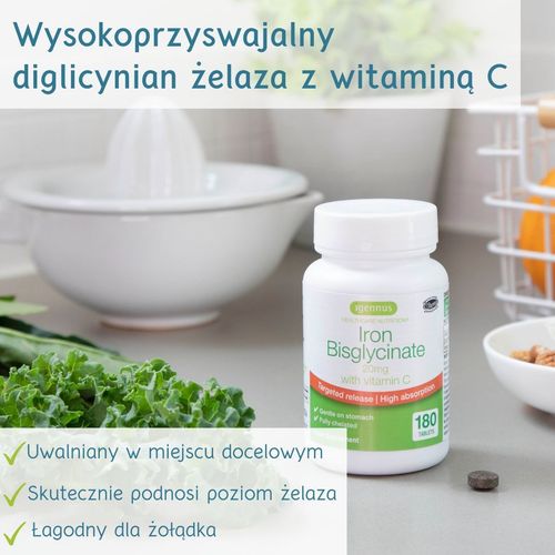 Żelazo z Witaminą C 180 tab. na Arena.pl
