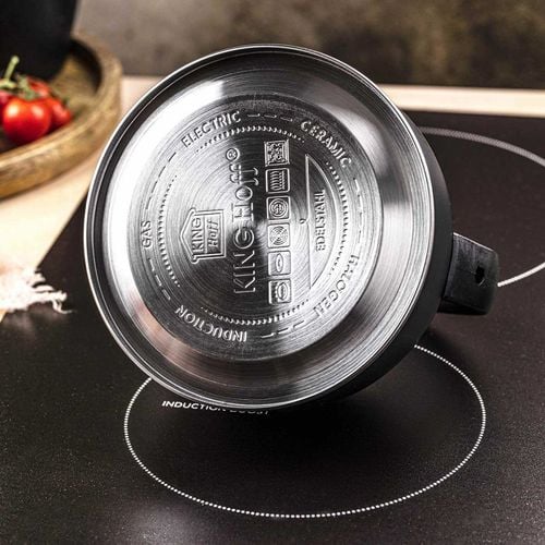 czajnik 1,5l z gwizdkiem kinghoff kh-1897 czarny mat na Arena.pl