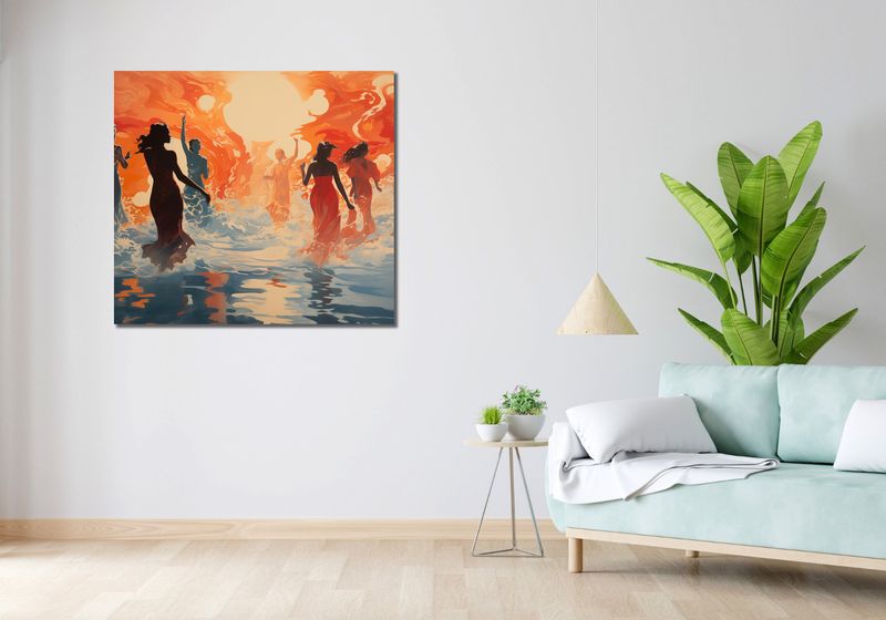 Obraz 100x90cm Taneczny Żar zdjęcie 2