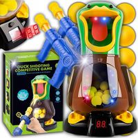 GŁODNA KACZKA STRZELANIE DO CELU GRA ZRĘCZNOŚCIOWA 2 PISTOLET KULKI PREZENT