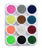 Efekt pyłek na paznokcie Melody of Beauty 12 szt