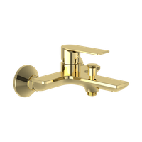 Glad bateria wannowo-prysznicowa, złoty połysk