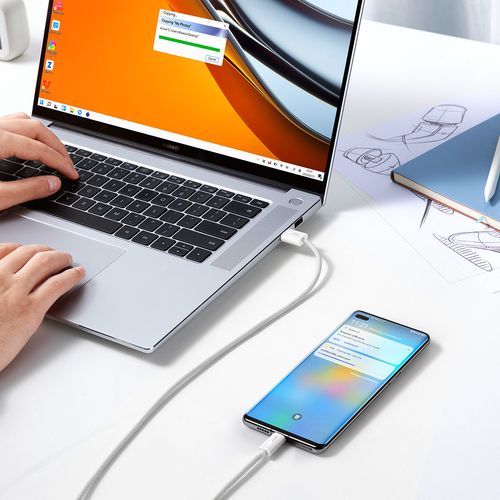 kabel przewód dynamic series usb - usb-c 100w 2m biały na Arena.pl