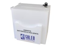 Urna skarbonka puszka plexi z kieszonką z logo 30x20x30cm