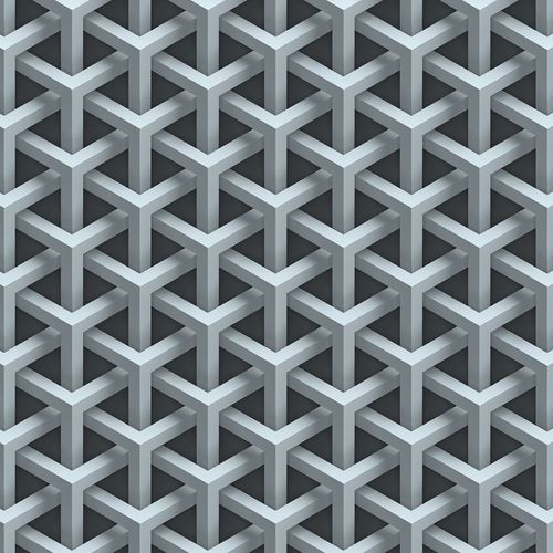 Tapeta Ścienna NOWOCZESNY Wzór Geometryczny 3D na Arena.pl