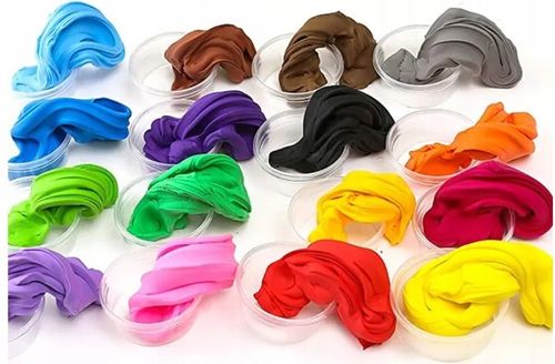 ZESTAW Magiczna PLASTELINA MASA PLASTYCZNA PIANKOLINA 24szt +WALIZKA +Akces na Arena.pl