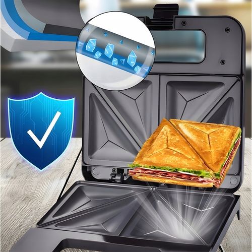 TOSTER OPIEKACZ DO KANAPEK TOSTÓW SANDWICH 1000W NIEPRZYWIERAJĄCA na Arena.pl