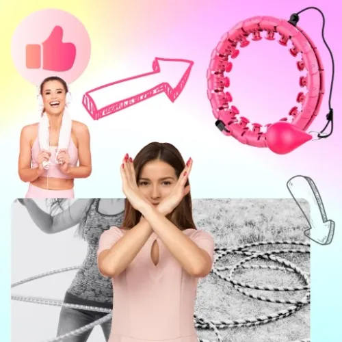 SMART HULA HOP Z OBCIĄŻENIEM ODCHUDZAJĄCE Z WYPUSTKAMI OBCIĄŻNIKIEM na Arena.pl