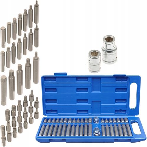 VORFAL ZESTAW BITÓW KLUCZY IMBUS SPLINE TORX 40 EL BITY W WALIZCE V08070 na Arena.pl