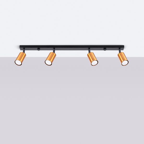 Plafon WINX 4L czarny/miedź zdjęcie 2