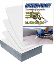 Ulotki A4 100 szt firmowe reklamowe PRANIE DYWANÓW MATERACY+ PROJEKT GRATIS