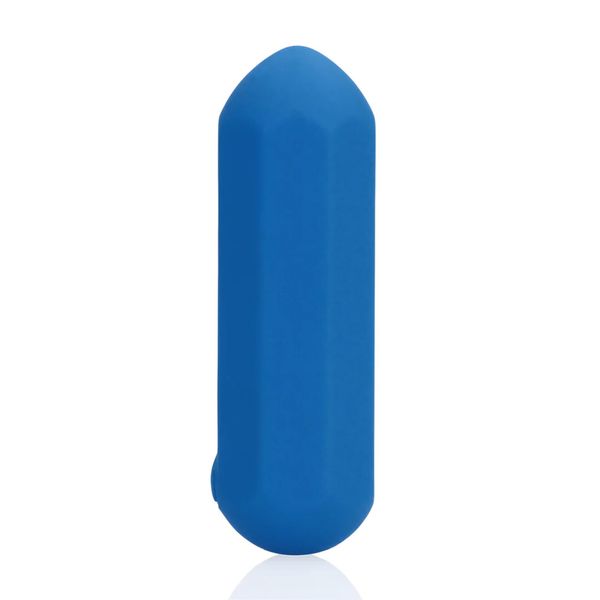 Hexagon Shaped Bullet Vibrator - Jetset Blue zdjęcie 1