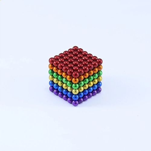 KULKI MAGNETYCZNE XXL Kolorowe 5 mm 216 szt. + BOX na Arena.pl