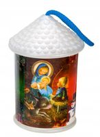 Lampion adwentowy - roraty - led - plastikowy