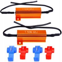 2x REZYSTOR OPORNIK OSZUKIWACZ CANBUS LED 6 OHM