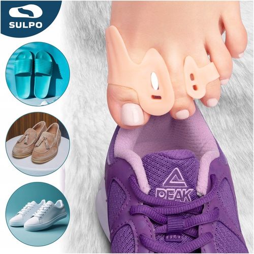 Silikonowy SEPARATOR korygujący HALUKSY na 3 palce KOREKTOR z klinem na Arena.pl