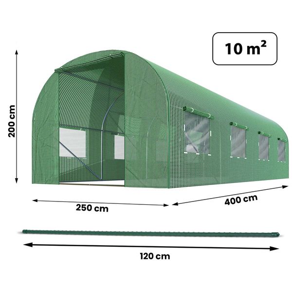 Tunel ogrodowy 2,5 x 4 m (10m2) Plonos zdjęcie 4
