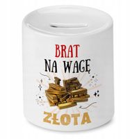 Skarbonka Dla Brata Na Urodziny Imieniny Prezent Z Nadrukiem Ze Zdjęciem