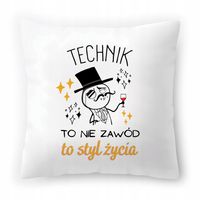 Dla Technika Poduszka Na Urodziny Na Prezent Z Nadrukiem Ze Zdjęciem