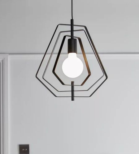 LED LAMPA WISZĄCA AURORA E27 35CM CZARNA na Arena.pl