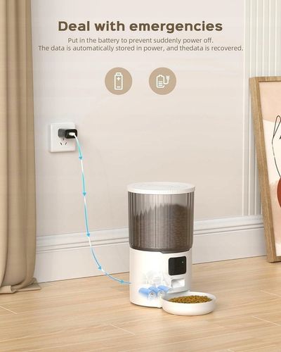 Pojemnik na karmę dozownik automatyczny SMART UIOOQ 1,5 kg 4 l na Arena.pl