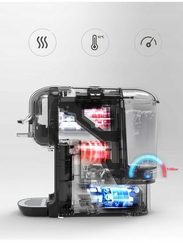 HiBREW H2B 5w1 Multi Capsule Ekspres do kawy 5w1 19Bar Wskaźnik LED na Arena.pl