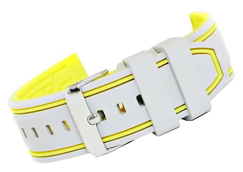 pasek silikonowy szaro-żółty u14-20-7 na Arena.pl