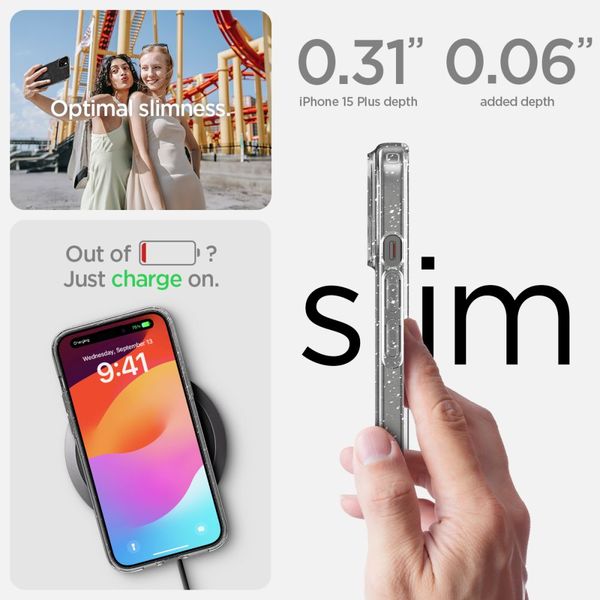 spigen liquid crystal iphone 15 plus glitter crystal zdjęcie 12