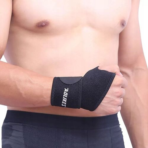 ŚCIĄGACZ OPASKA TAŚMA ORTEZA STABILIZATOR NADGARSTKA DŁONI OTWÓR NA KCIUK na Arena.pl