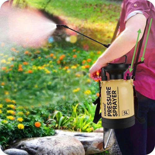 OPRYSKIWACZ RĘCZNY CIŚNIENIOWY OGRODOWY LANCA Z WĘŻEM 171 CM REGULACJA 5L na Arena.pl