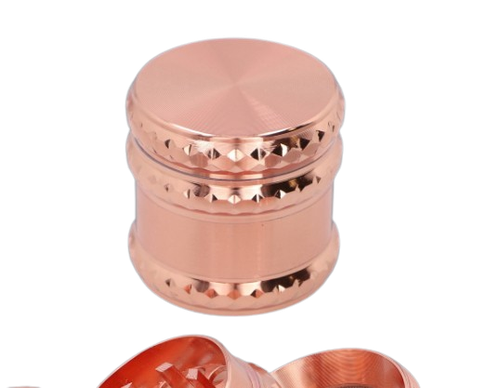 Crusher Grinder Młynek do Tytoniu Suszu Ziół CBD 4-częściowy Rose Gold na Arena.pl