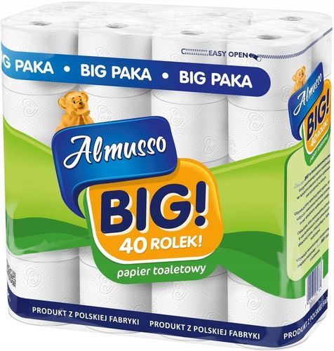 Papier toaletowy ALMUSSO BIG 40szt na Arena.pl