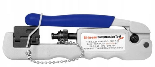 PROFESJONALNA ZACISKARKA KOMPRESYJNA ZŁĄCZ ANTEN TYPU F/BNC/RCA/IEC na Arena.pl