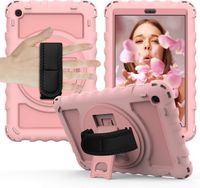 Etui do Samsung Galaxy Tab A 8.4" Podstawka i Pasek na Ramię Różowe