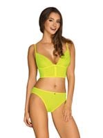 Komplet Bielizny Top Figi - Obsessive Neonia S/M