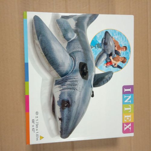 Rekin dmuchany materac dla dzieci Intex 173cm na Arena.pl