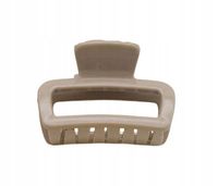 Spinka klamra plastikowa prostokątna średnia brązowy 4,5cm