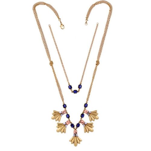 NASZYJNIK KOLIA PODWÓJNA GOLD na Arena.pl