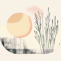 Plakat 100x100cm Pastelowy Wschód