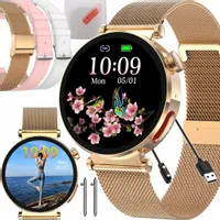 SMARTWATCH DAMSKI ZEGAREK Z POMIAREM CUKRU EKG GLUKOZA CIŚNIENIE ROZMOWY PL